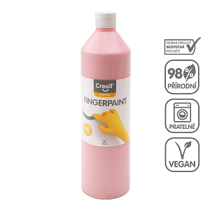 Creall prstová barva HAPPY INGREDIENTS, 750 ml, růžová