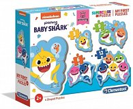 Puzzle Baby Shark 4v1 (3,6,9,12 dílků)
