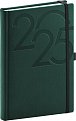 NOTIQUE Denní diář Ajax 2025, zelený, 15 x 21 cm