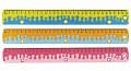 Keyroad Pravítko 30 cm, Coral - mix motivů