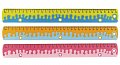 Keyroad Pravítko 30 cm, Coral - mix motivů