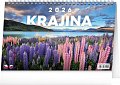 Kalendář 2026 stolní: Krajina, 23,1 x 14,5 cm