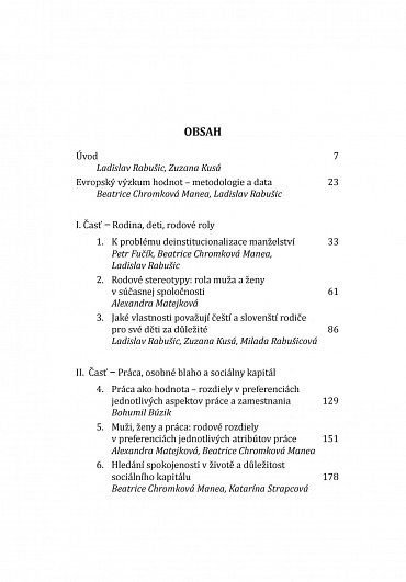 Náhled Odděleně spolu? Česko a Slovensko optikou vývoje hodnot po roce 1991