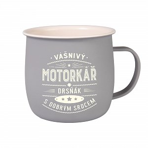 Outdoorový hrnek - Motorkář