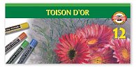 Koh-i-noor křídy (pastely) prašné umělcké 7 mm Toison D´or souprava 12 ks