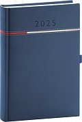 NOTIQUE Denní diář Tomy 2025, modro-červený, 15 x 21 cm