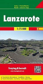 AK 0533 Lanzarote 1:75 000 / automapa + mapa volného času