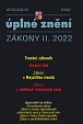 Aktualizace II/2 2022 Trestní zákoník, Trestní řád, Zákon o Rejstříku trestů