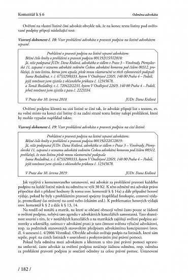 Náhled Advokátní tarif - Odměna advokáta podle stavu k 1.2.2019 - Komentář (vyhláška č. 177/1996 Sb.