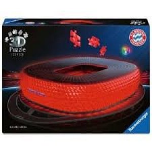 3D Puzzle Iconics: Allianz Arena (Noční edice) 216 dílků