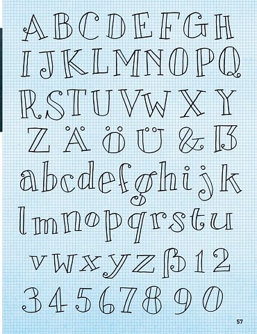 Náhled Ruční písmo - 33 nejkrásnějších abeced