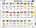 Puzzle MAXI - Memo státy, hlavní města, vlajky/54 dílků