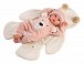 Llorens 63644 NEW BORN - realistická panenka miminko se zvuky a měkkým látkovým tělem - 36 cm