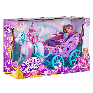 Sparkle Girlz Princezna s koněm a kočárem