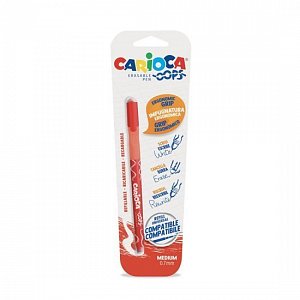 CARIOCA OOPS mazací kuličkové pero - červené