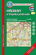 KČT 38 Hřebeny a Slapská přehrada 1:50 000/turistická mapa