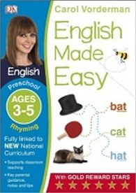 English Made Easy: Rhyming: Preschool Ages 3-5