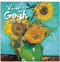 Kalendář 2025 poznámkový: Vincent van Gogh, 30 × 30 cm