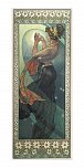 Pohled Alfons Mucha – Pole Star, dlouhý