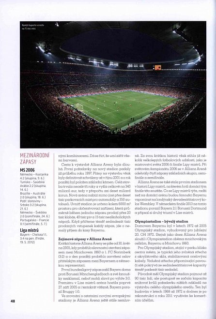 Náhled Fotbalové stadiony - Historie, fakta a příběhy evropských stadionů, 1.  vydání