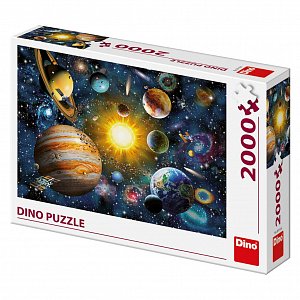 Sluneční soustava: puzzle 2000 dílků