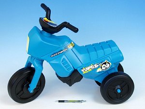 Odrážedlo Enduro Yupee tyrkysové malé plast výška sedadla 26cm nosnost do 25kg 12m+