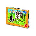 Puzzle Krtek malířem 24 dílků