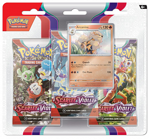 Pokémon TCG: Scarlet & Violet 01 - 3 Blister Booster