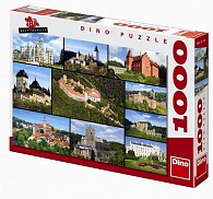 Hrady a zámky - puzzle 1000 dílků