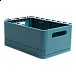 Exacompta Smart case - skládací úložný box, recyklovaný PP, MIDI, petrolejový