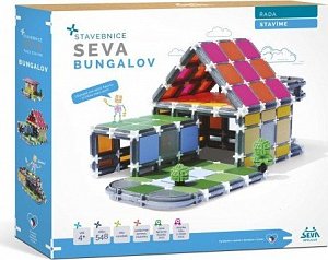 Stavebnice SEVA - Stavíme Bungalov 548 dílků