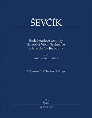 Škola houslové techniky op. 1, sešit 2, 2.-7. poloha