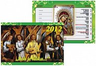 Boh je láska 2012 - stolový kalendár