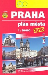 Praha plán města 2010