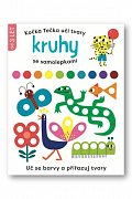 Kočka Tečka učí tvary Kruhy se samolepkami