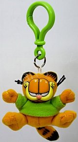 Garfield 10cm, plast.karabinka