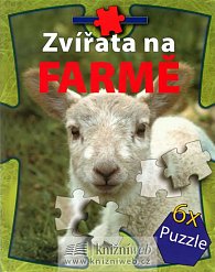 Zvířata na farmě - 6x puzzle