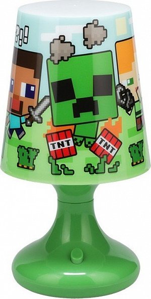 Minecraft lampička stolní