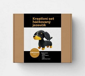 Kreativní set Háčkovaný jezevčík