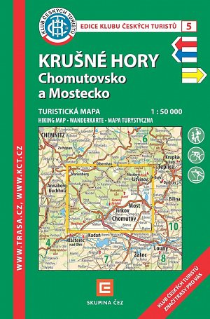 KČT 5 Krušné hory-Chomutovsko a Mostecko 1:50 000 / turistická mapa
