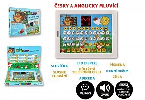 Moudrá sova - Naučný tablet na baterie CZ+AJ