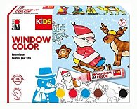 Marabu KiDS sada okeních barev - Vánoční 6 x 25 ml