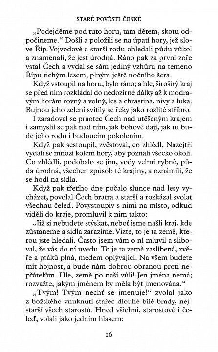 Náhled Staré pověsti české, 1.  vydání