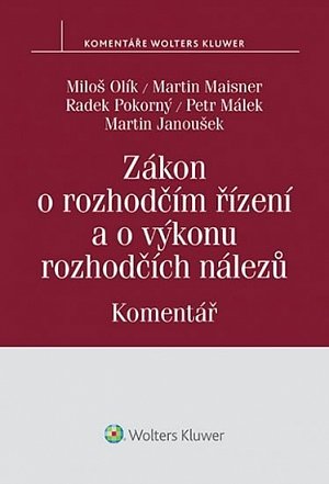 Zákon o rozhodčím řízení a o výkonu rozhodčích nálezů (č. 216/1994 Sb.) - Komentář