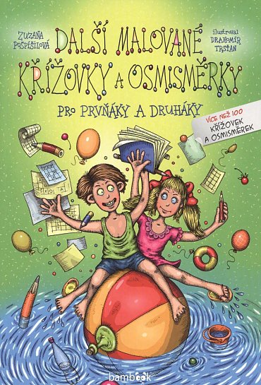 Náhled Další malované křížovky a osmisměrky pro prvňáky a druháky - Více než 100 křížovek a osmisměrek