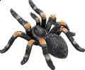 Tarantule rudokrká figurka