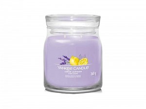 YANKEE CANDLE Lemon Lavender svíčka 368g / 2 knoty (Signature střední)