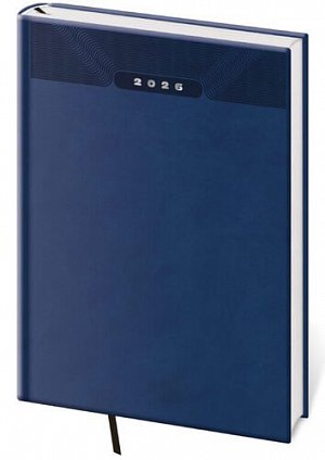Týdenní diář 2026 B5 Print Classic modrý