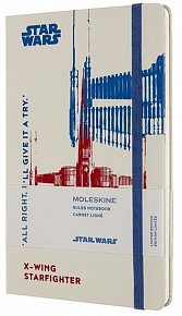Moleskine Star Wars zápisník L X-Wing, linkovaný