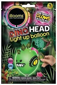 Svítící LED balony - Udělej si dinosaura